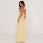 CHARLLOTE DRESS | Transform each uploaded image into a high-end fashion studio photograph while preserving the original model and dress exactly as they are.
