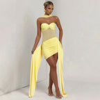 KC DRESS | Transform each uploaded image into a high-end fashion studio photograph while preserving the original model and dress exactly as they are.