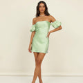 LUNÉA DRESS | Transform each uploaded image into a high-end fashion studio photograph while preserving the original model and dress exactly as they are.