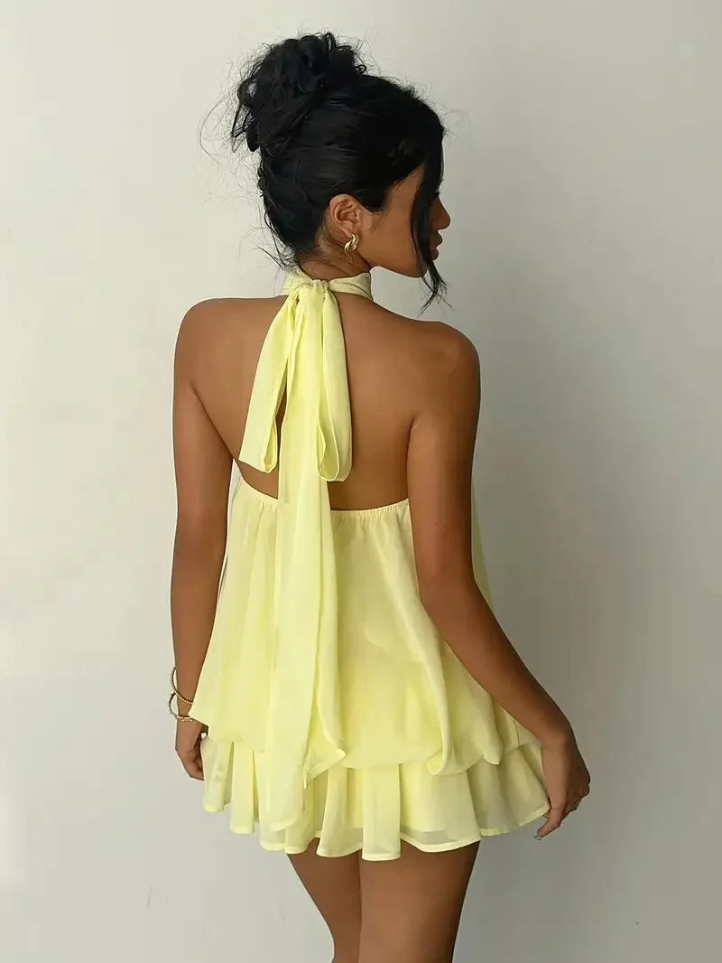 Halter Mini Dress
