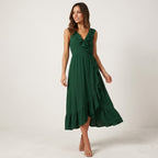 VENUS DRESS | Transform each uploaded image into a high-end fashion studio photograph while preserving the original model and dress exactly as they are.
